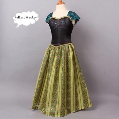 Anna korunovačné šaty na 6 rokov,