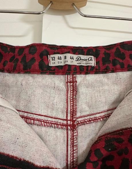 Damska sukňa so zvieracim vzorom l, denim co,l