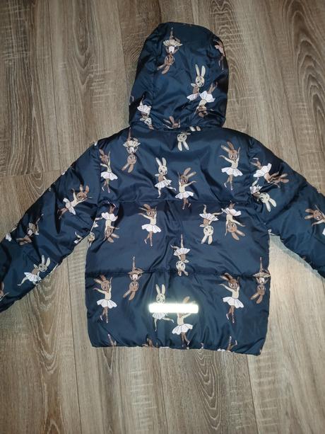 Zimna bunda, h&m,128