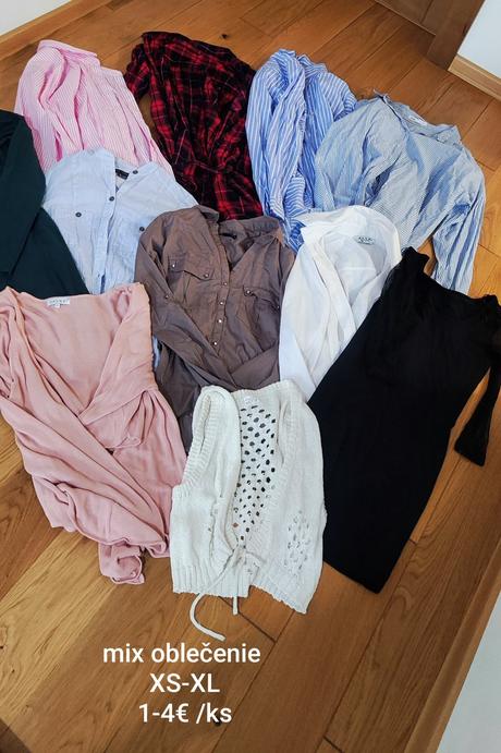 Mix oblečenia xs-xl, 
