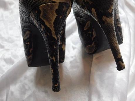 Kvalitne pyton topanky z pravej kože, 37