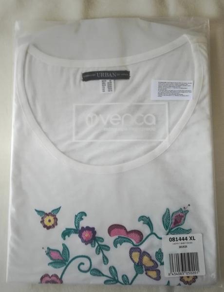 Top/tričko, maslovo-biele, veľkosť xl, s