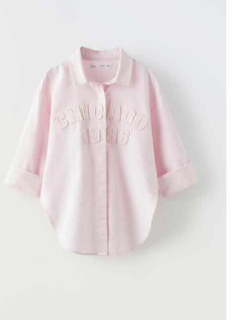 Oxford košeľa s nápisom zara, zara,152