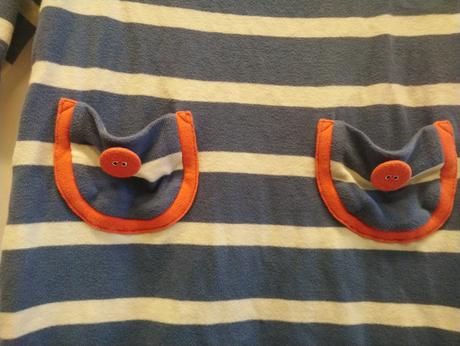 Pásikavé modro biele šatôčky, next, 98-104 cm, next,104