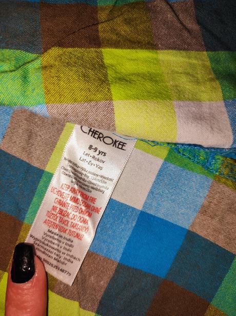 Chlapčenská košeľa s krátkym rukávom, cherokee,128