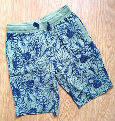 Kraťasy mentolové s potlačou, veľ. 146 /152, pepperts,146