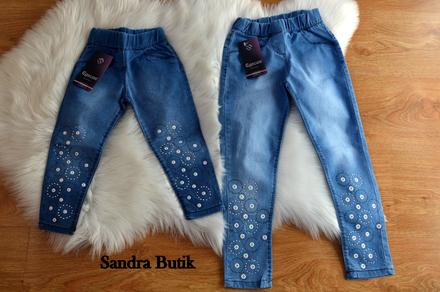 Detské riflové legínky rôzne veľkosti, 86 - 158