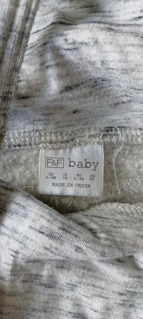 Polodupačky sivé 6-9m, f&f,74