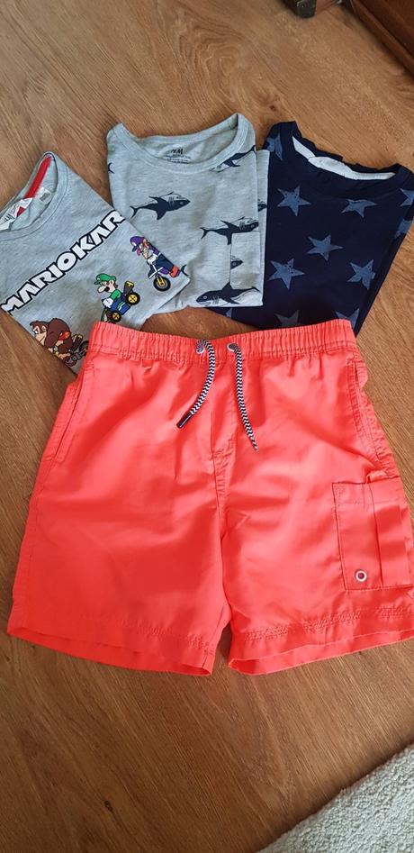 Plavkove kratasy, h&m,128