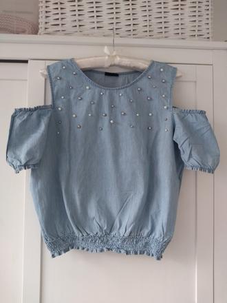 Riflová blúzka, takko,176