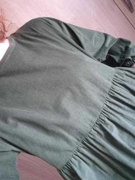 Šaty z jemného menčrstru teddy, l