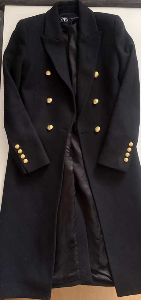 Zara kabát dlhy xs, zara,xs