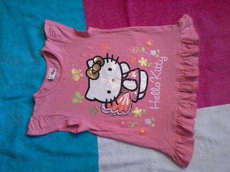 Dievčenské tričko hello kitty 104 / 110 4 / 5 rok, tu,104