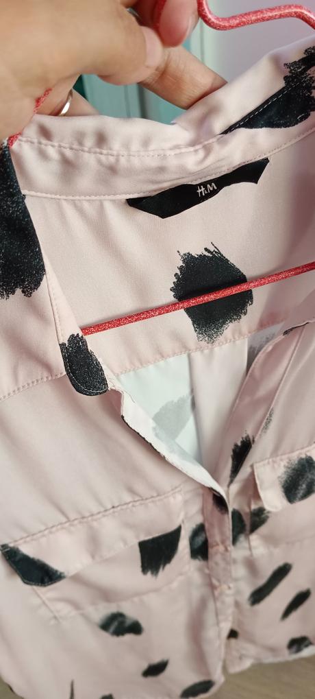 Satenova bluzka m, h&m,m