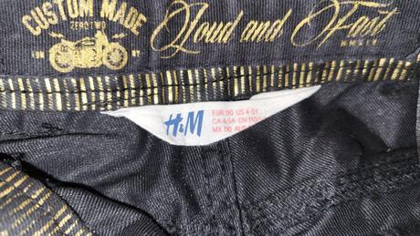 Nohavice velk. 110, h&m,110