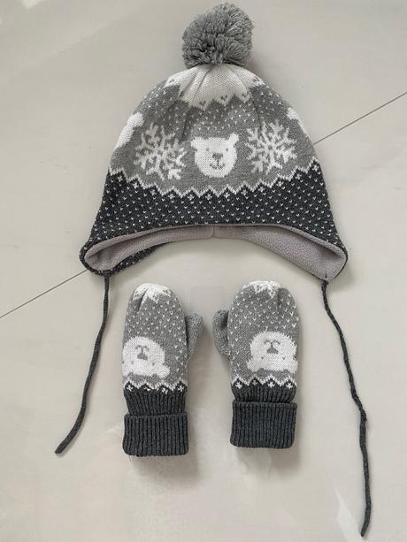 Set ciapka a rukavice, h&m,86