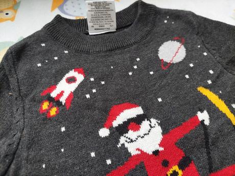 Vianočný svetrík santa jumper zn.lily dan veľ.104, 104