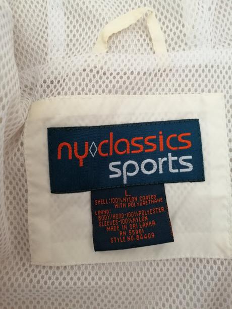 Biela prechodná bunda, l