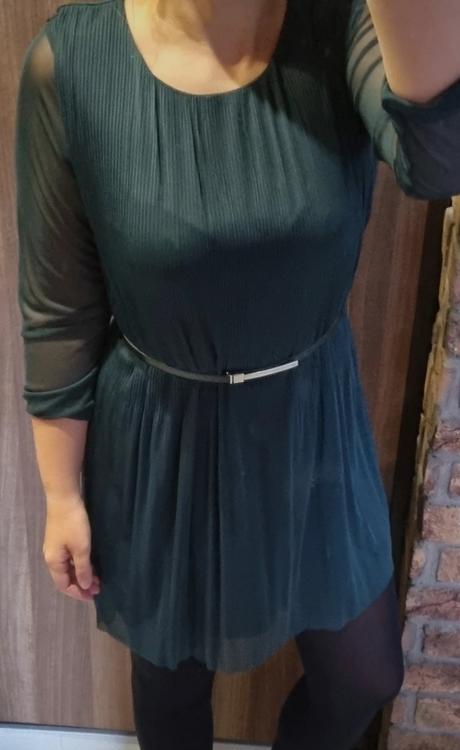 Tmavozelené šaty, sinsay,m