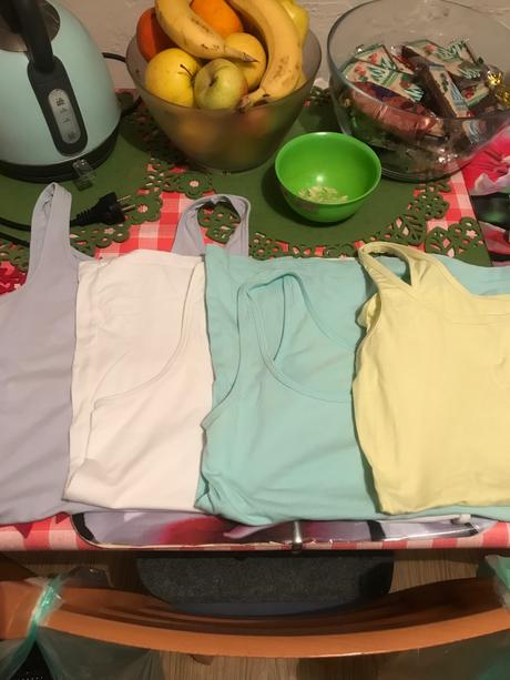 Farebne tielka 4 ks, m