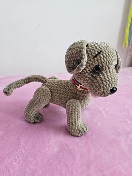 Handmade hačkovaný psík, 