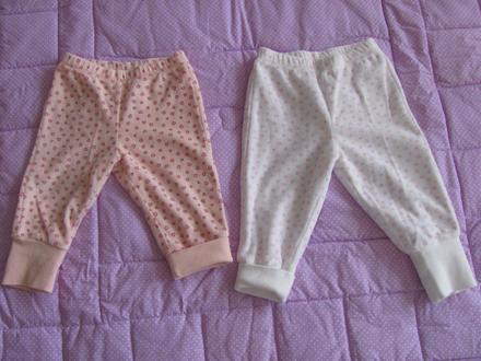 2x dievčenské tepláčiky benetton baby v.74, benetton,74