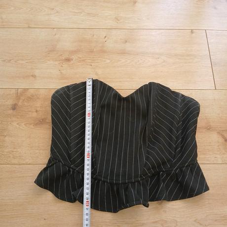 Čierny elastický korzet bershka, bershka,m