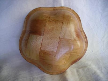 Bambusová miska v tvare kvetu, 