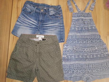 Krátke nohavice, h&m,140
