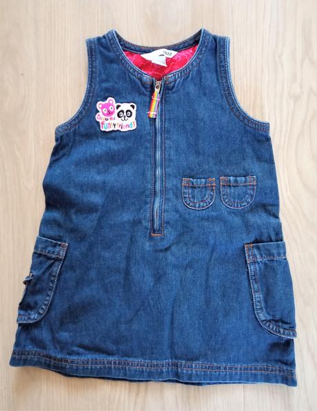 Dievčenské džínsové šaty v. 92, h&m,92