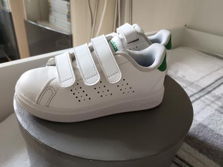 Detské biele tenisky adidas, adidas,28