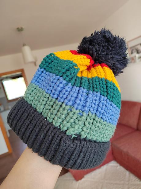 Zimná čiapka - pásikavá, farebná next, next,48