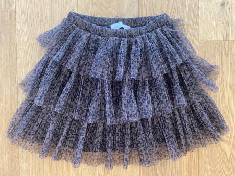 Sukna s leopardim vzorom, zara,140