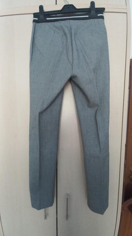 Elegantné nohavice xs, zara - šedé, zara,xs