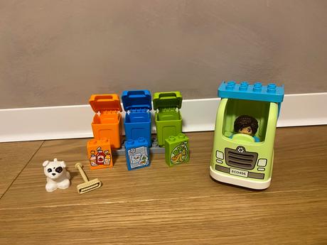 Lego duplo smetiarske auto 10987,