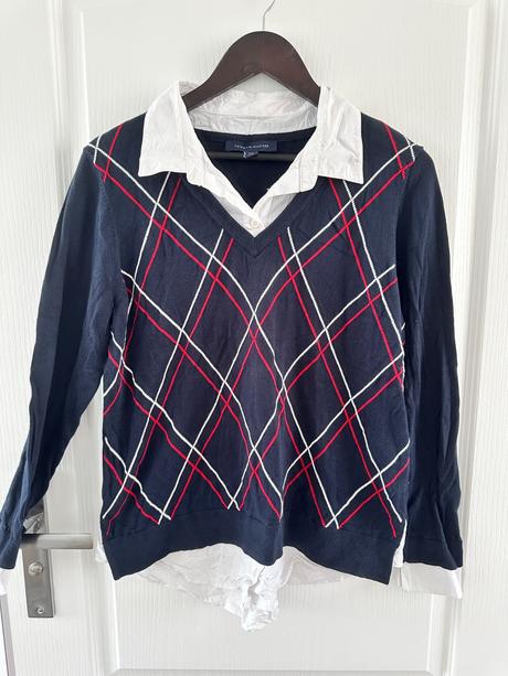 Štýlový vintage sveter tommy hilfiger, tommy hilfiger,l