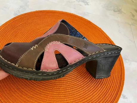 Kožené kvalitné šľapky, 39