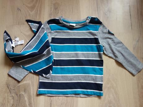 Tričko+šatka s.oliver, s.oliver,74