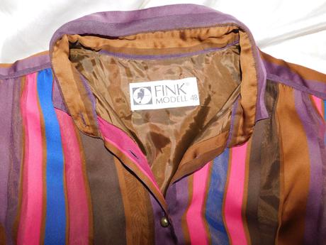 Fink modell pekne vintage šaty, 48