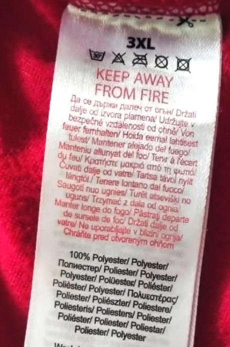 Červené zamatové tričko s hviezdami, v. 2xl, xxl