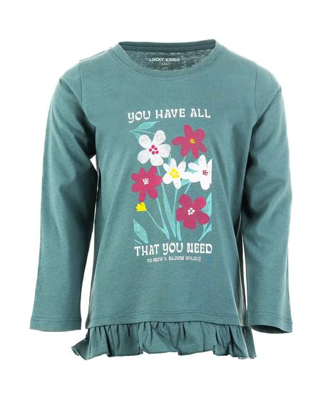 Dievčenská bavlnená tunika, 122 / 128 / 134 / 140