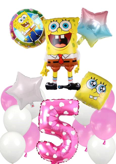 Balóny spongebob 84cm - až 15/16 kusov, 