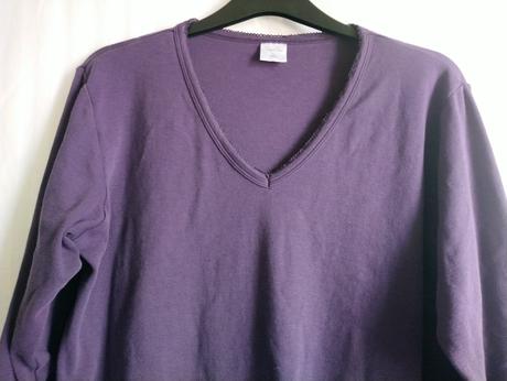 Dámsky fialový top, skir to skir, xxl