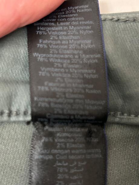 Skinny nohavice koženkového vzhľadu next, next,xs