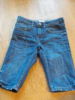 Riflové šortky, č. 128-134, h&m,128