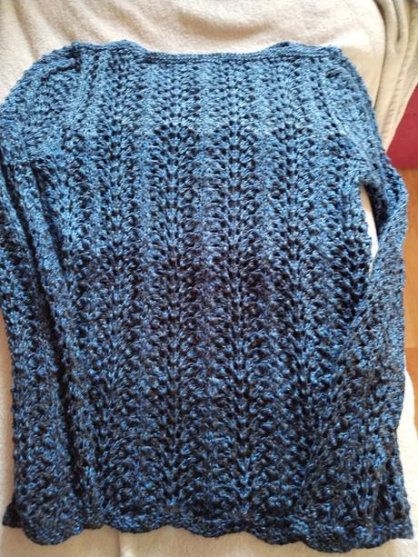 Pleteny ombre sveter,