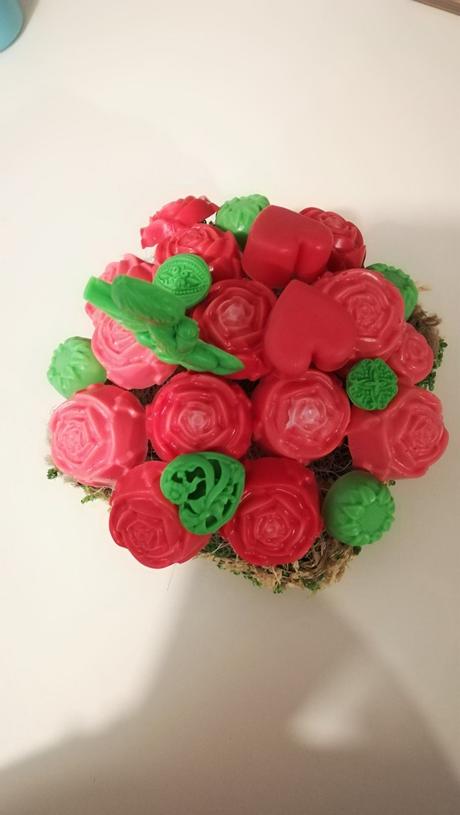 Valentinske mydlove kytice, 