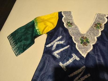 Dámske batikované šaty/kostým,velk.m/l, 38