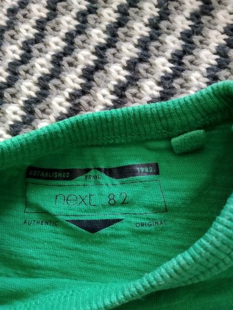 3x tričko next s bágrom, next,74