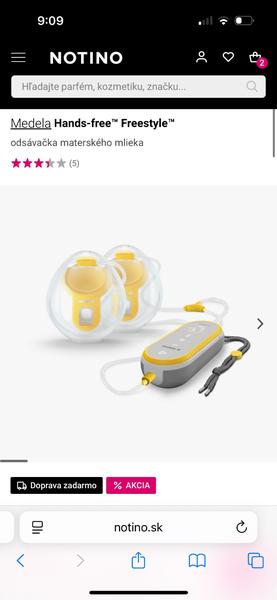 Skúsenosti s odsávačkou Medela Double Freestyle Hands-Free